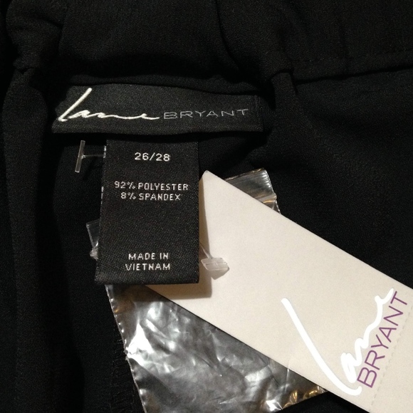 NEW Lane Bryant Black Dress Pants Size 26/28 - Picture 5 of 6